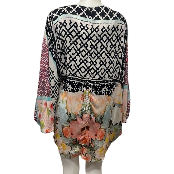 SAACHI floral modal kimono cardigan one sizee - Picture 2 of 8